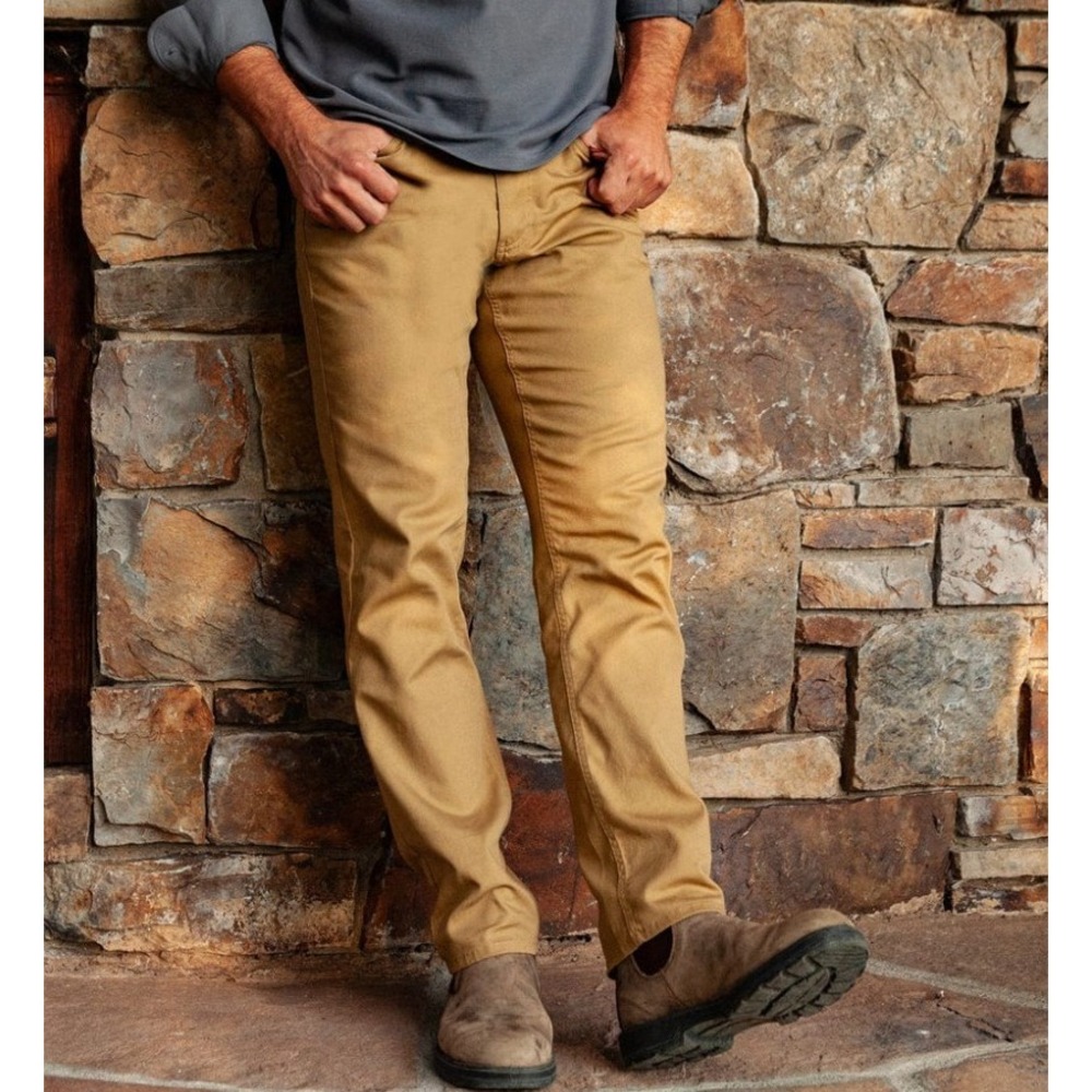 Criquet‎ Pants Men's 30 x 30 Camel Comfort Canvas Stretch Straight Fit NWT $148